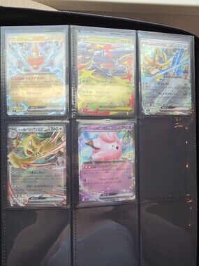 Pokémon Japanese TCG EX Cards Set of 5 Trading Cards from SV9, SV10, M2, M2a